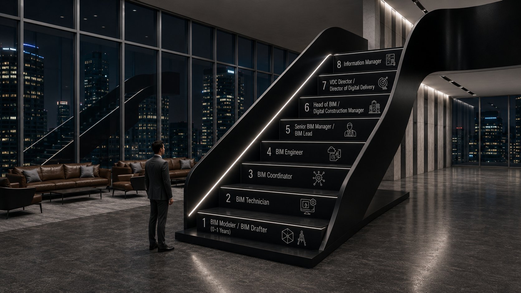 BIM career progression from BIM Modeler to Information Manager